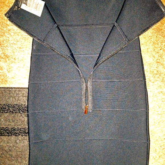 BCBGMAXAZRIA Bodycon-BLACK EXCELLENT CONDITION ALYONA STRAPLESS DRESS, XS - Picture 6 of 8